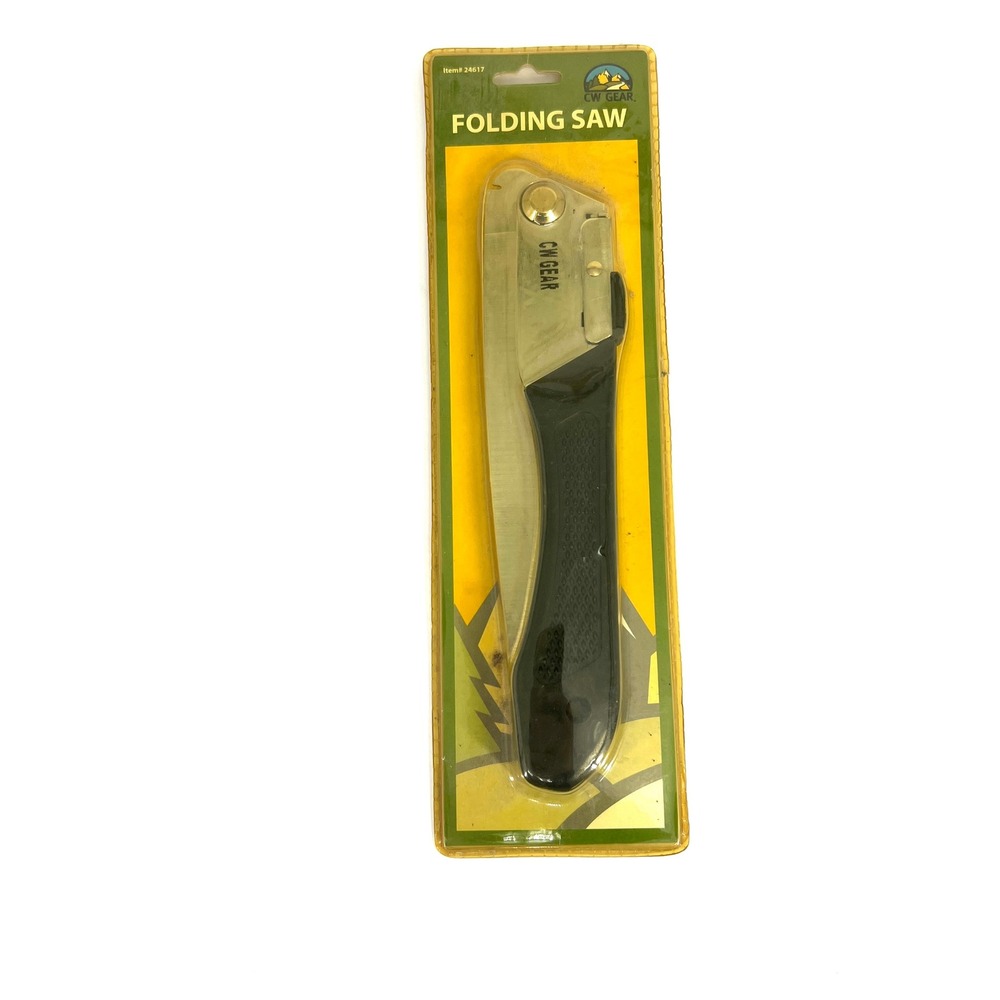 CW Gear Folding Saw 24617 Triple-Bevel Durable Steel Blade Camping Carpentry